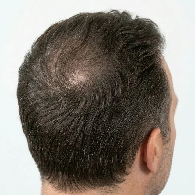 Nachher: Haartransplantation Ergebnis bei Patient M.K.